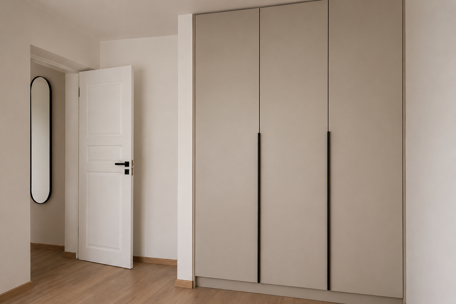 Šviesių apartamentų sandėliavimo sprendimai
